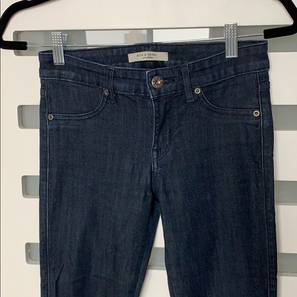 Rich & Skinny Stretch Skinny Jeans - Size 24 - Picture 2 of 6